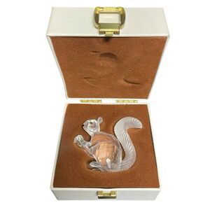 Swarovski Crystal Squirrel Figuine (10th Anniversary Edition)